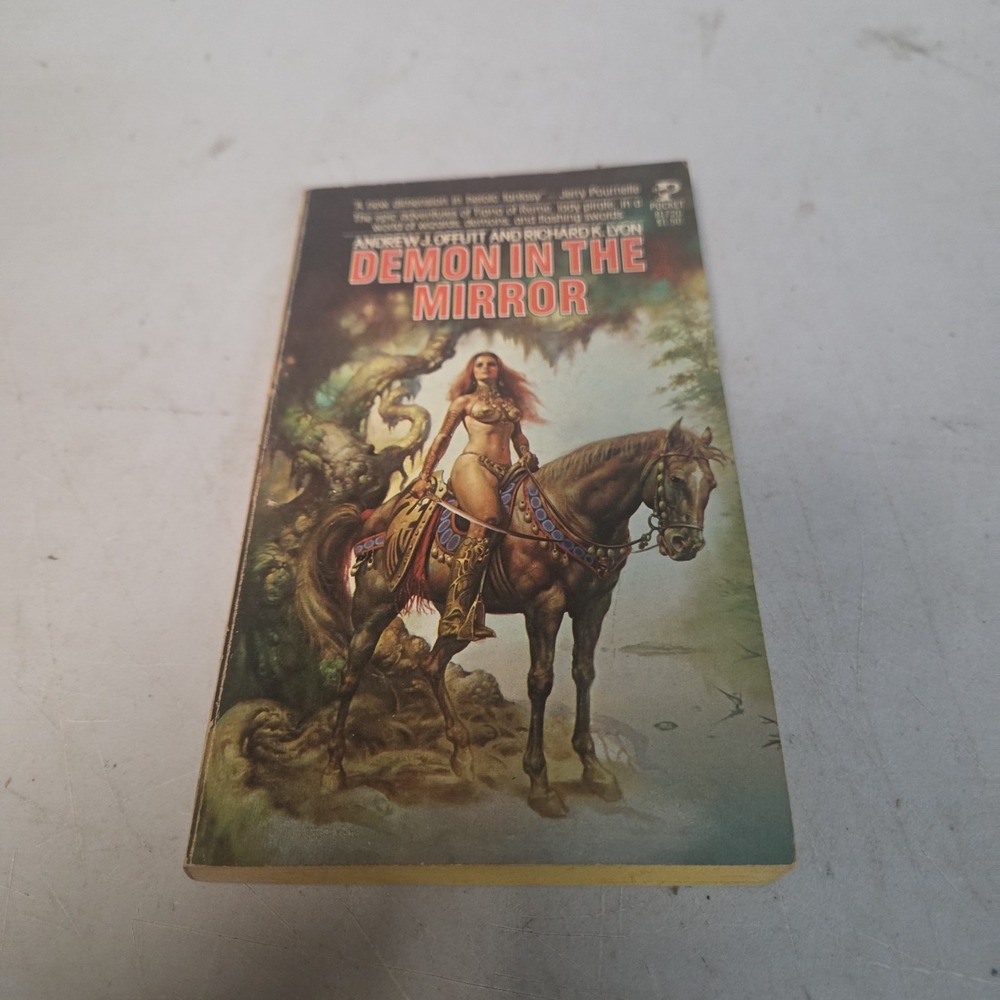Demon in the Mirror Andrew J. Offutt 1st Pocket Books 1978 Paperback Vallejo
